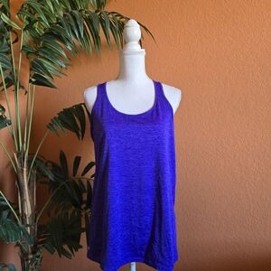 3/$25 Ideology Racerback Activewear Tank Top Large Purple Sleeveless